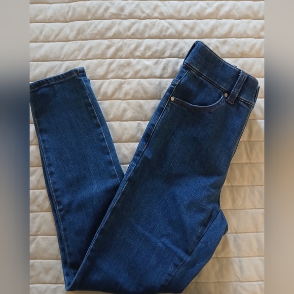 Universal Standard Blue Stretch SLIMMING Skinny Jeans--6 - Picture 6 of 10